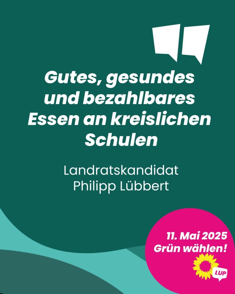 Gutes, gesundes und bezahlbares Essen an unseren Schulen!