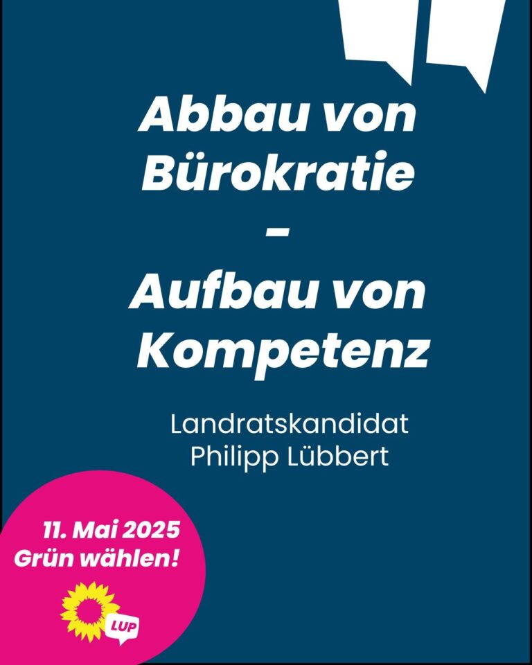 Bürokratie abbauen – Verantwortung ermöglichen!